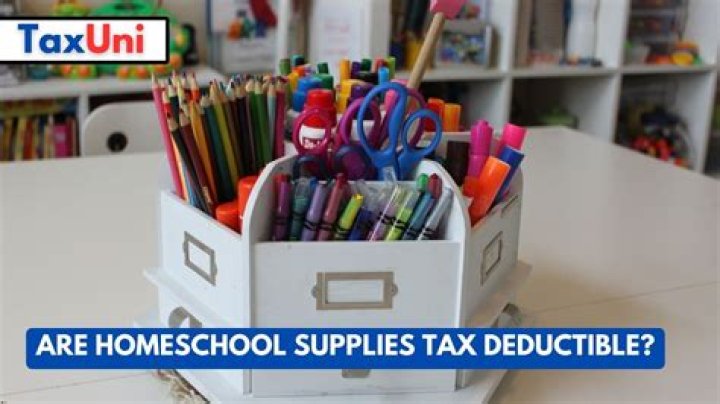 Are educational materials tax deductible?