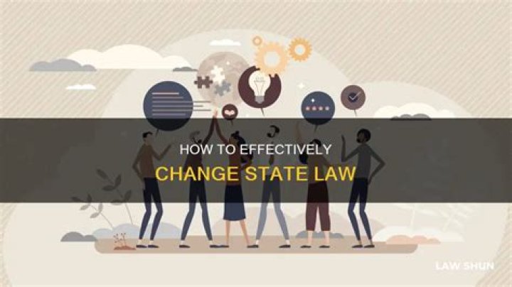 Can federal law change state law?