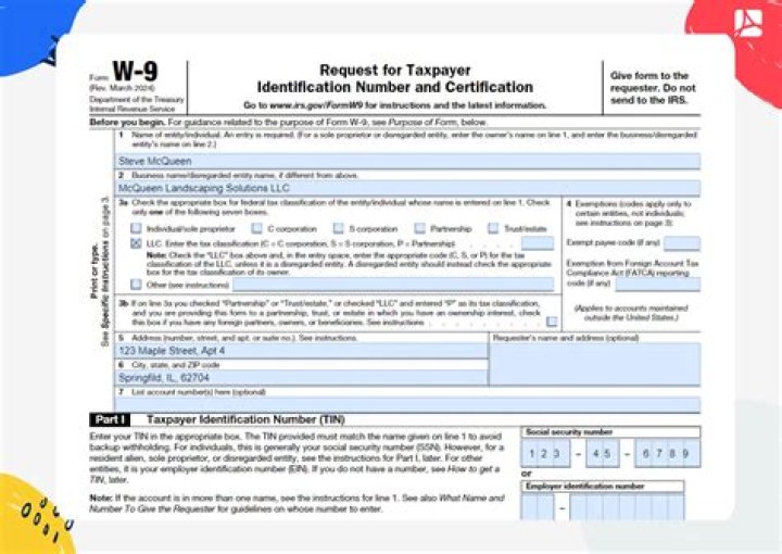 Do you need W9 for reimbursement?