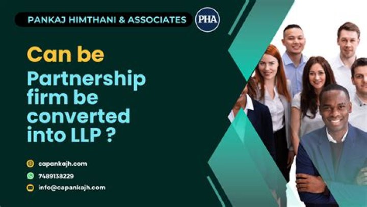 How can a partnership firm be converted to a company?