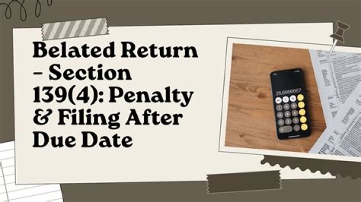 How can I file my return after due date?