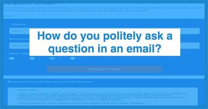 How do you politely ask for request?
