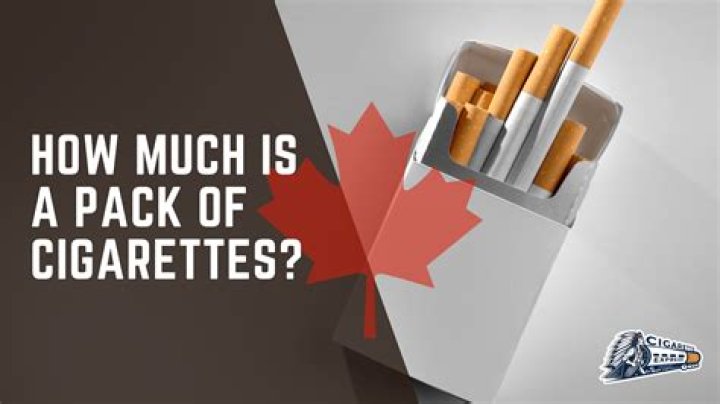 How much is a pack of cigarettes without tax?