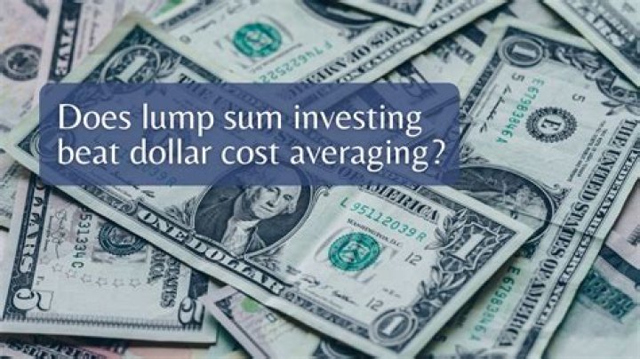 What does lump sum deposit mean?