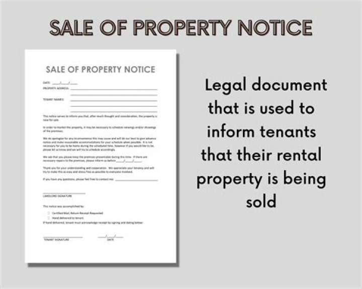 What happens when a leased property is sold?
