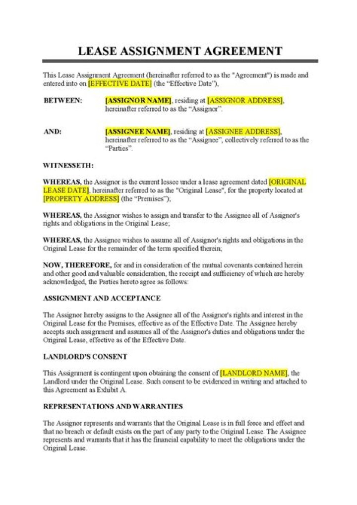 What is an assignment fee for a lease?