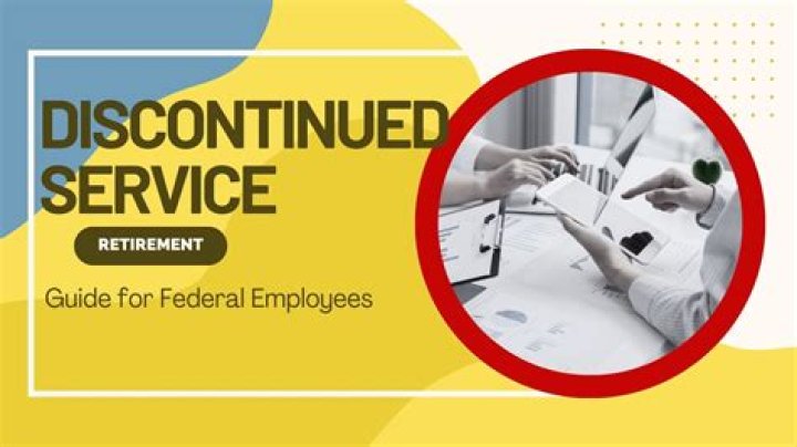 What is discontinued service retirement?