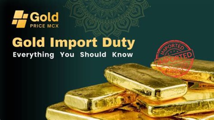 What is the import duty on gold jewelry?