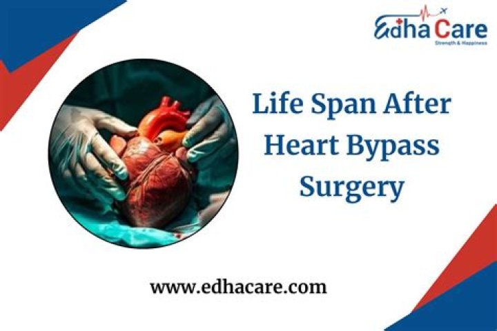 What is the life expectancy after heart bypass surgery?