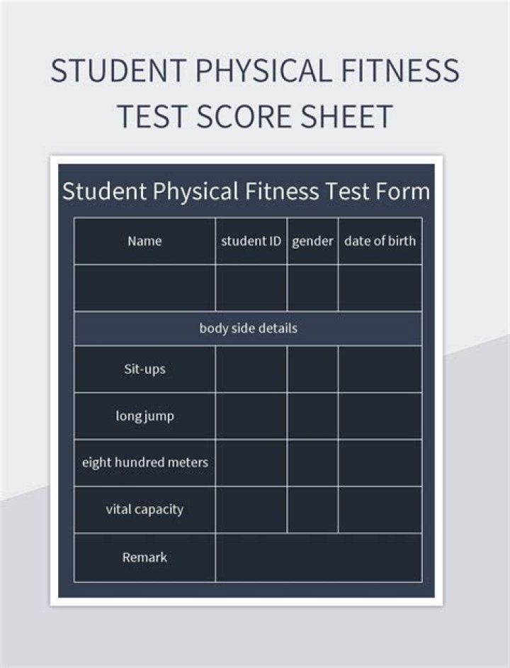 What job requires a fitness test?