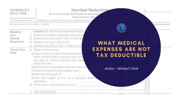 What medical services are tax deductible?