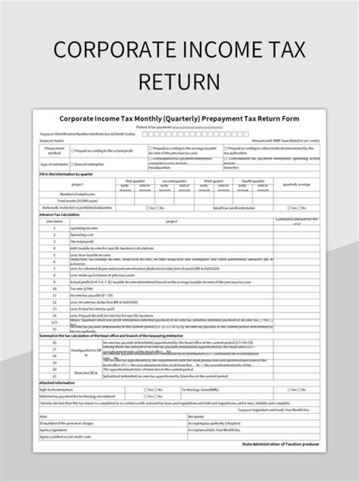 Which return form includes return for a non-resident?