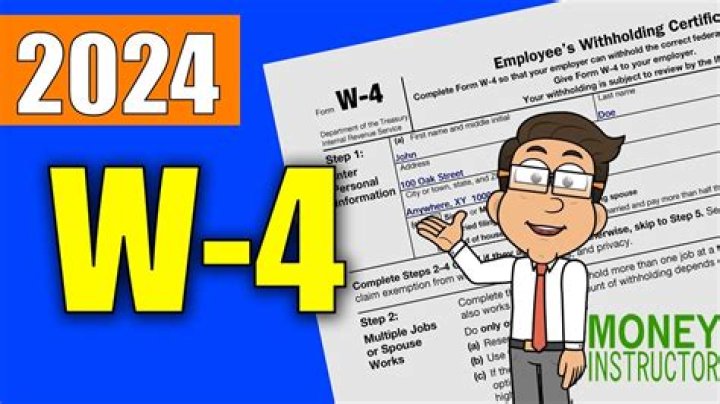 Why did they change the w4 form?